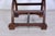 Wooden Savonarola Chair with Carved Armrest,s Late 1800s For Sale - Image 10 of 14