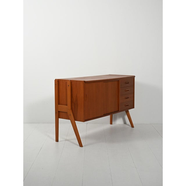 Scandinavian Sideboard with Exposed Structure, 1960s For Sale - Image 6 of 13