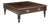 Ralph Lauren Campaign Style Wood & Brass Mounted Coffee Cocktail Table For Sale