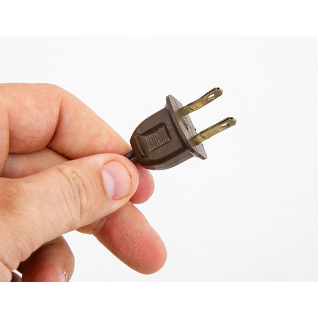 Vintage Mid Century Modern Floor Lamp Brass 5 Light Gold Metal Waterfall For Sale - Image 11 of 12