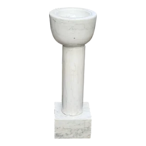 1930s Italian Marble Holy Water Font