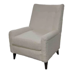 1950s Harvey Probber Attributed High Back Club Chair