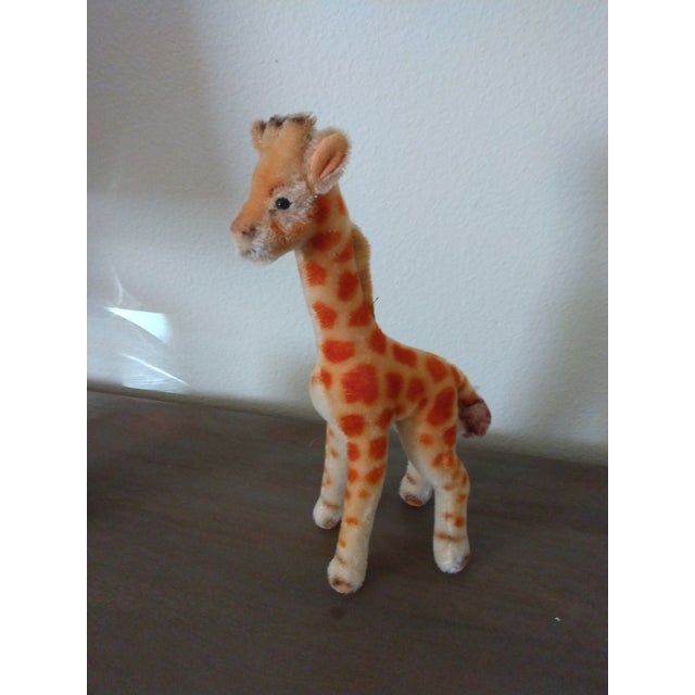 Shabby Chic 1960s Sweet Steiff Giraffe For Sale - Image 3 of 3