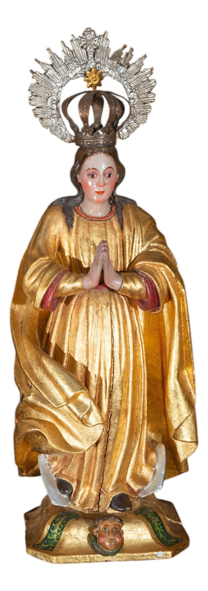 17th Century Spanish American Immaculate Conception Sculpture