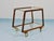 Mid-Century Modern Walnut and Brass Bar Cart by Oswald Haerdtl, 1950s For Sale - Image 3 of 18
