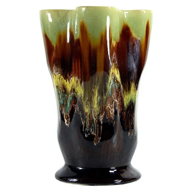 Big Multicolor Ceramic Vase from Vallauris, 1960s For Sale - Image 9 of 9