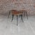 Vintage Danish Teak and Steel Stools, 1950s, Set of 3 For Sale - Image 4 of 4