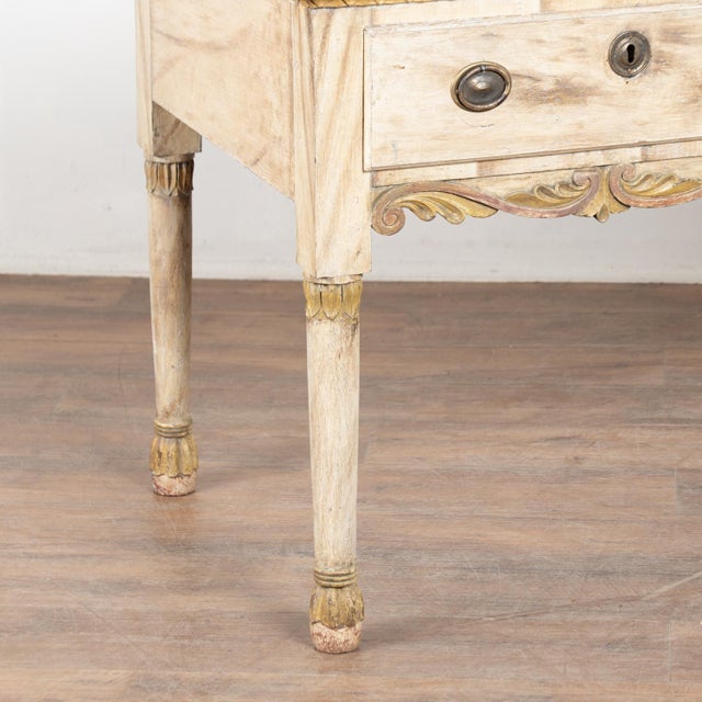 19th Century Original Painted Portuguese Console Table With Two Drawers For Sale - Image 11 of 18