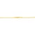 Haus of Brilliance 10K Yellow and White Gold 1/2 Cttw Princess Cut Diamond Channel-Set “V” Shape 18" Franco Chain Necklace (H-I Color, SI2-I1 Clarity) For Sale - Image 4 of 6