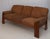 Brown Velvet 3-Seater Sofa from Mobil Girgi, 1970s For Sale - Image 4 of 6