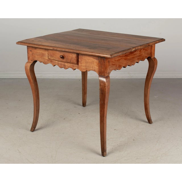 Early 19th Century 19th Century Louis XV Style Country French Side Table For Sale - Image 5 of 9