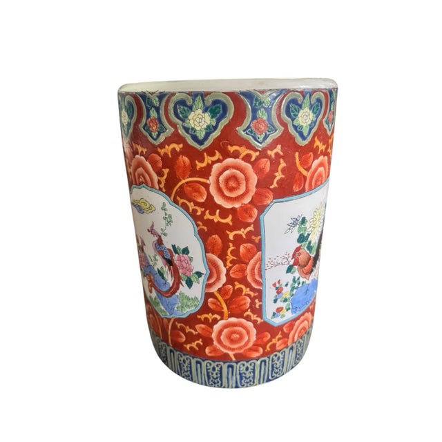 Dimensions: 14 inches height, 10 inches wide Bring timeless Chinoiserie style to your home with this striking large...