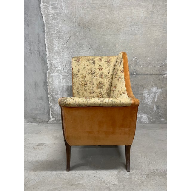 Vintage Fireside Armchair For Sale In Baltimore - Image 6 of 12