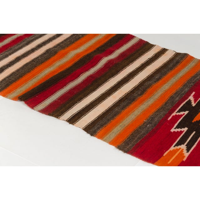 1950s Handwoven Decorative Kilim Runner For Sale - Image 4 of 10