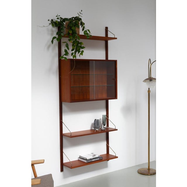 Danish Modern 1-Bay Modular Teak Wall Unit by Poul Cadovius for Cado, 1960s For Sale - Image 12 of 18