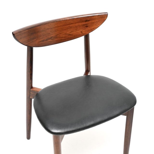 1960s Vintage Danish Dining Chairs by Harry Ostergaard for Randers, 1960, Set of 2 For Sale - Image 5 of 11