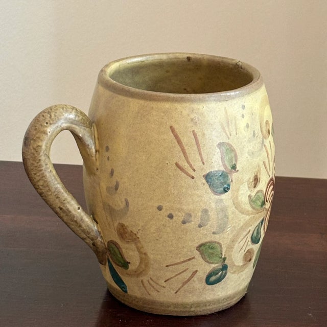 Vintage Hand Painted Algarve, Portugal Pottery Mug For Sale - Image 13 of 18