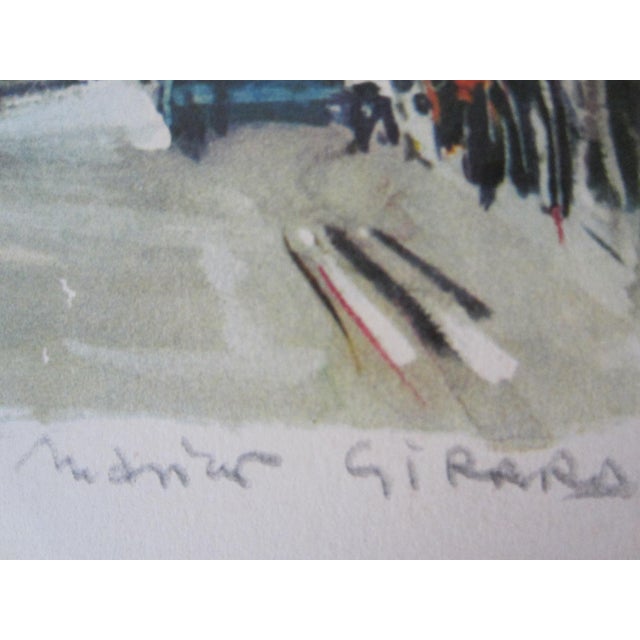 Marius Girard L Arc De Triomphe Impressionist Cityscape French Lithograph For Sale - Image 9 of 11