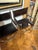 19th Century 19th Century Black Leather Savonarola Chairs For Sale - Image 5 of 5
