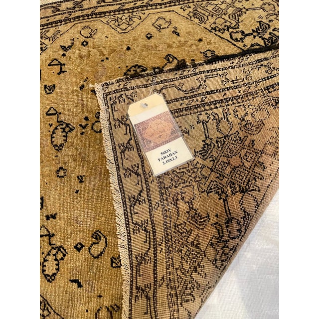 Turkish Antique Farahan Rug 2.10x2.3 For Sale - Image 3 of 4