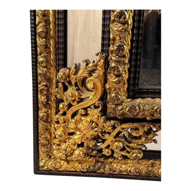 French Napoleon III Mirror With Gilt-Metal Mounts, France, Circa 1860–1880 For Sale