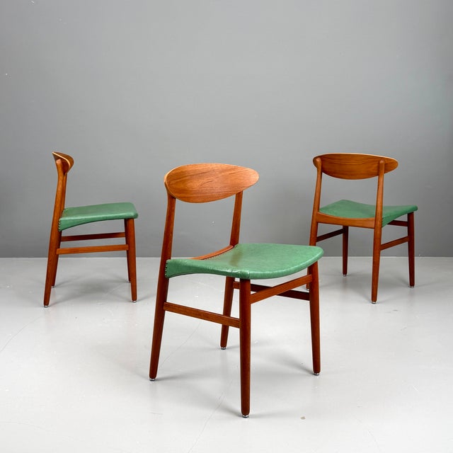 Teak Chairs from Naestved Møbelfabrik, Denmark, 1960s, Set of 3 For Sale - Image 12 of 12