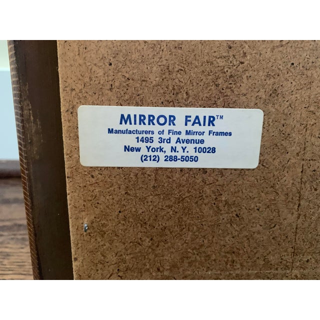 Late 20th Century Late 20th Century Nyc Mirror Fair Large Wall Mirror For Sale - Image 5 of 5