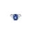 Blue 3.50 Ct Gia Certified Sapphire & Diamond Ring, Size 6.5 For Sale - Image 8 of 11