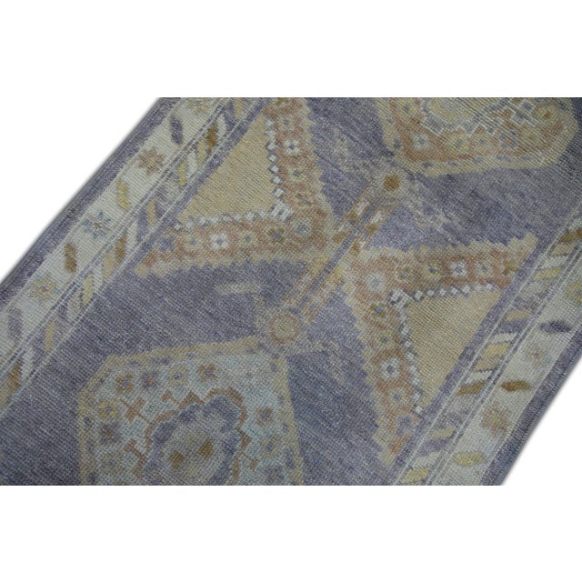 Early 21st Century Modern Turkish Oushak Rug 3'1" x 6'8" For Sale - Image 5 of 7