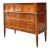 Vintage Louis XVI Neoclassical Style Wood and Marble Dresser For Sale
