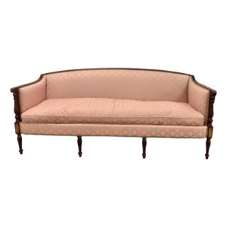 Mid 20th Century Hickory Chair James River Sheraton-Style Settee For Sale