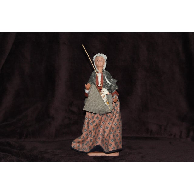 Provence Santons Women Figurines, 1990s, Set of 3 For Sale - Image 15 of 18