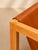 Contemporary Handcrafted Suspended Leather Lounge Chair in Solid Wood For Sale - Image 3 of 5