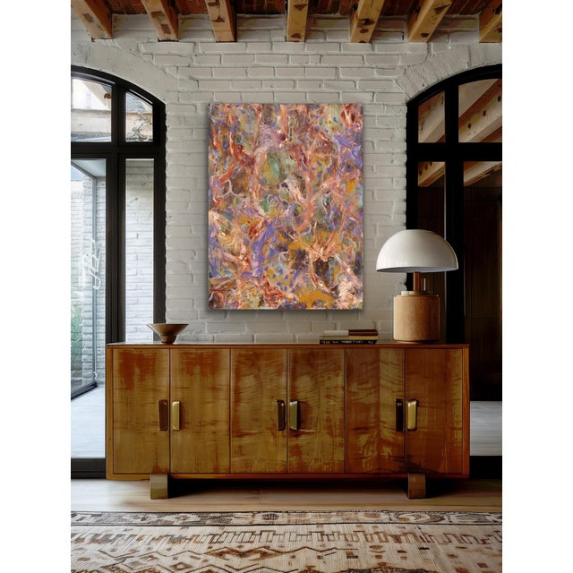 Dawn Goes Down to Day Original Abstract Painting by Lisa Finlayson For Sale - Image 10 of 11