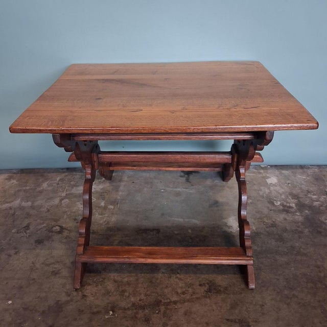 Antique Oak Farm Table, 1700s For Sale - Image 16 of 18