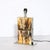 Modernist Rectilinear Table Lamps in Paneled Horn and Polished Nickel For Sale - Image 9 of 12