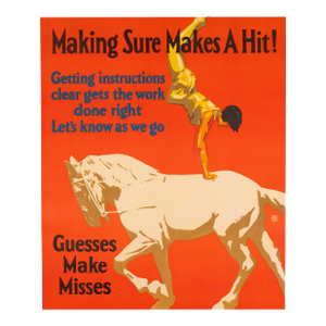 Making Sure Makes a Hit! — Willard Frederic Elmes — 1929 – Mather Work Incentive Series