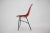 Red Fiberglass Dining or Desk Chair, Czechoslovakia, 1960s For Sale - Image 3 of 8