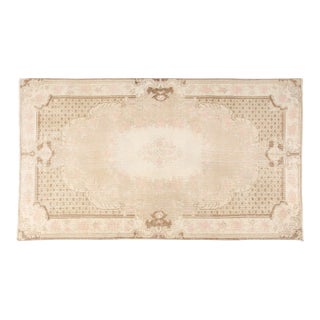 1960s Hand-Knotted Turkish Accent Rug For Sale