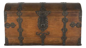 18th-Century Baroque Dome-Top Coffer With Original Key | Denmark