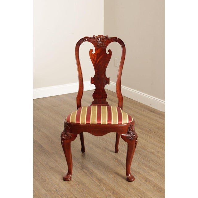Hickory Chair Georgian Style Set of Six Mahogany Dining Chairs For Sale - Image 9 of 12