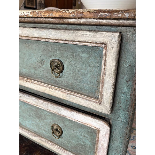 18th Century Swedish Gustavian Painted Chest of Drawers For Sale - Image 4 of 12