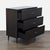 Modern West Elm Adams Modern 3-Drawer Dresser in Espresso Wood Finish, Attributed For Sale - Image 3 of 9