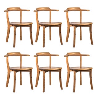 Dining Chairs in style of Rainer Daumiller, Denmark, 1995, Set of 6 For Sale