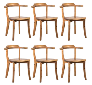 Dining Chairs in style of Rainer Daumiller, Denmark, 1995, Set of 6