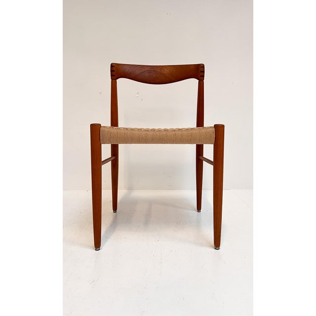 Vintage Papercord Chairs by H. Klein for Bramin, 1960s, Set of 4 For Sale - Image 11 of 18