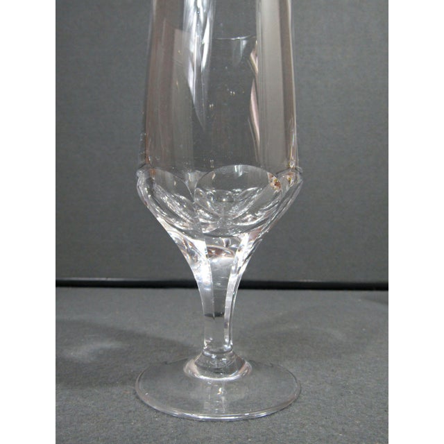 1960s Vintage Josair Napoleon Cut Crystal Goblets, Set of 4, 6 3/4 In, 8 Oz For Sale - Image 5 of 9