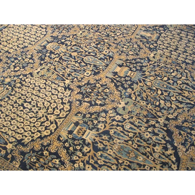 Early 20th Century Indian Lahore Carpet ( 13'8" x 15'6" - 417 x 472 )