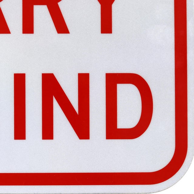 Attention: Nevermind IX - Original Contemporary Street Sign Sculpture by Scott Froschauer For Sale In Los Angeles - Image 6 of 10
