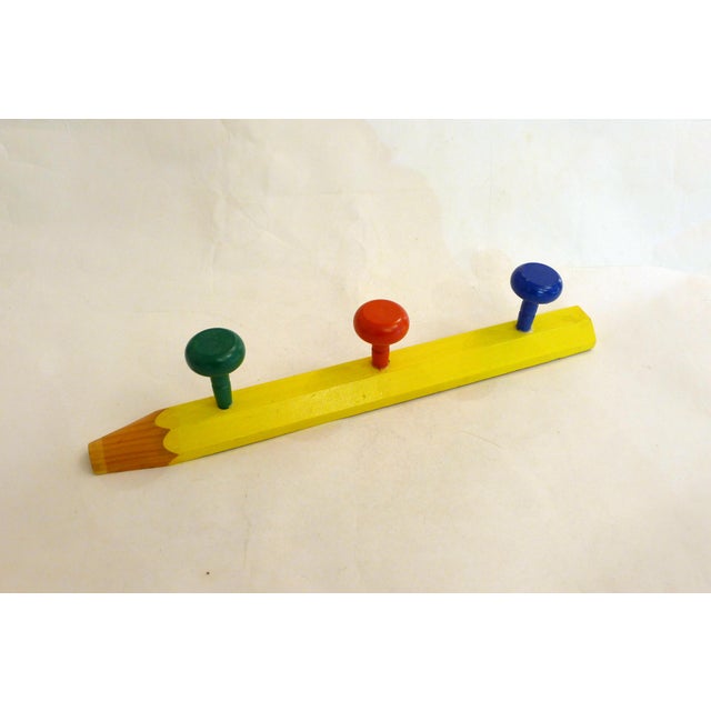 Pencil Wall Hooks in the style of P. Sala, 1980s For Sale - Image 9 of 9
